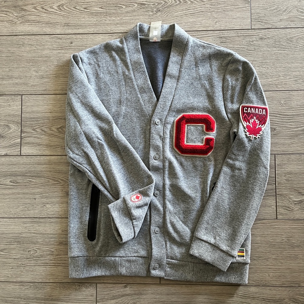 Varsity style Hudson’s Bay Team Canada cardigan